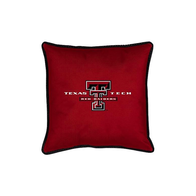 Image 1 NCAA Texas Tech Red Raiders Sidelines Throw Pillow