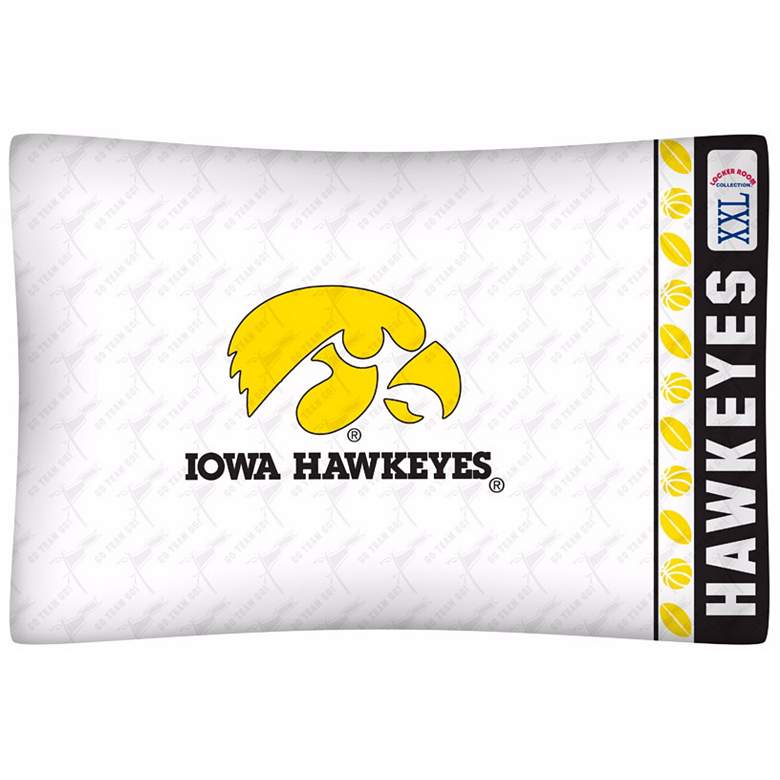 Image 1 NCAA University of Iowa Hawkeyes Micro Fiber Pillow Case