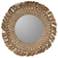 Neal Natural Straw 42 1/2" Round Oversized Wall Mirror