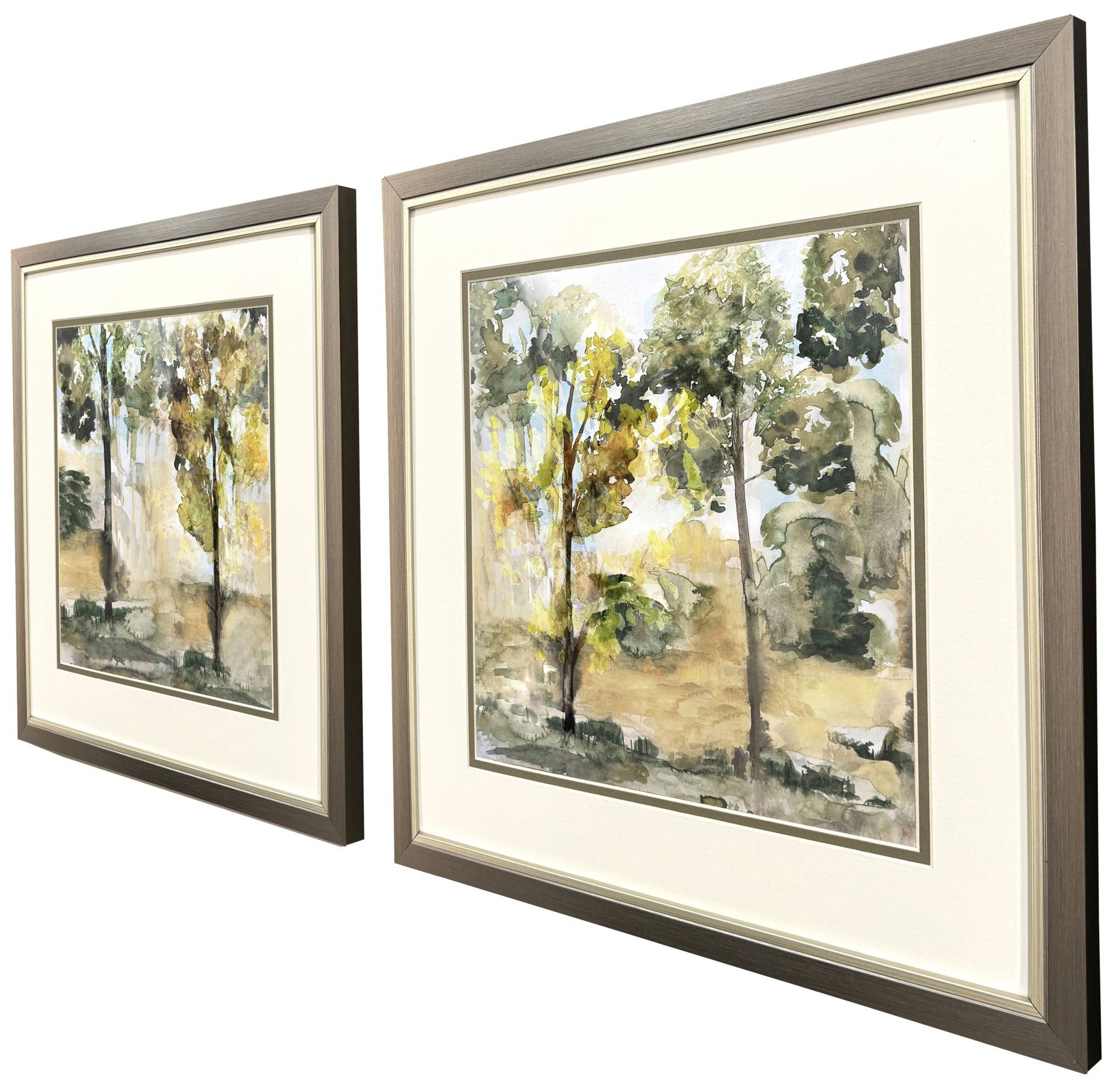 Image 2 Nearing Autumn 17"W x 17"H Framed Art Set of 2 more views