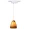 Nebbia Amber Glass LED Tech Pendant for Juno Track Systems