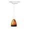 Nebbia Brown Glass Tech Track Pendant for Juno Track Systems