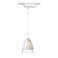 Nebbia White Tech Track Pendant for Lightolier Track Systems