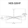 3_Nebraska 16" Wide 6 Light Horizontal Espresso Pendant more views