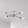 1_Nebraska 19" High Burnished Chrome 4-Light Wall Sconce