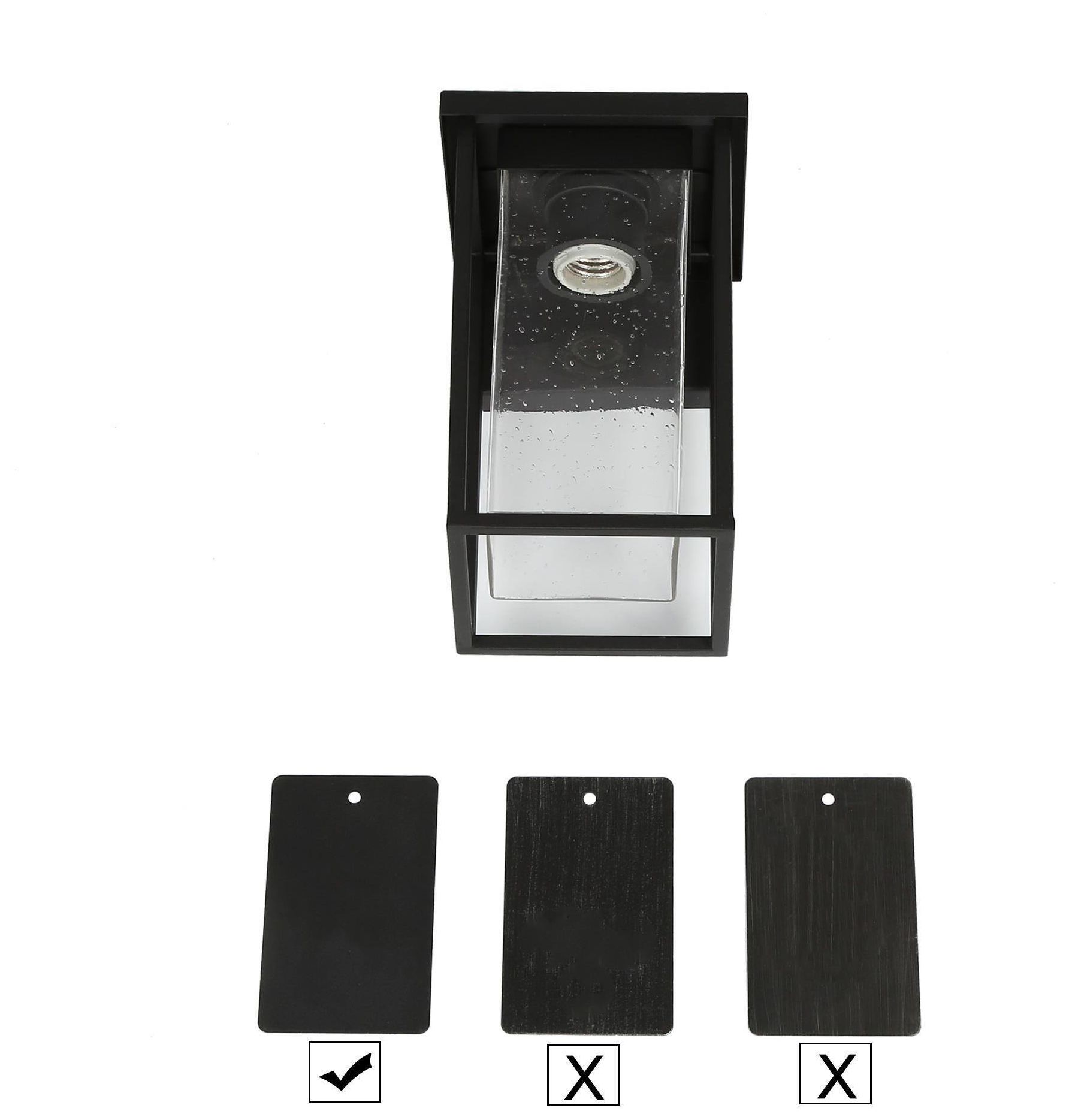 Image 6 Nechulcx 1-Light Black Outdoor Wall Lights - Made to Order more views