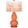 Nectarine Mosaic Giclee Double Gourd Table Lamp