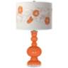 Nectarine Rose Bouquet Apothecary Table Lamp