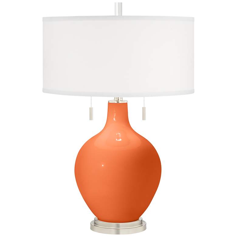 Image 2 Nectarine Toby Table Lamp with Dimmer