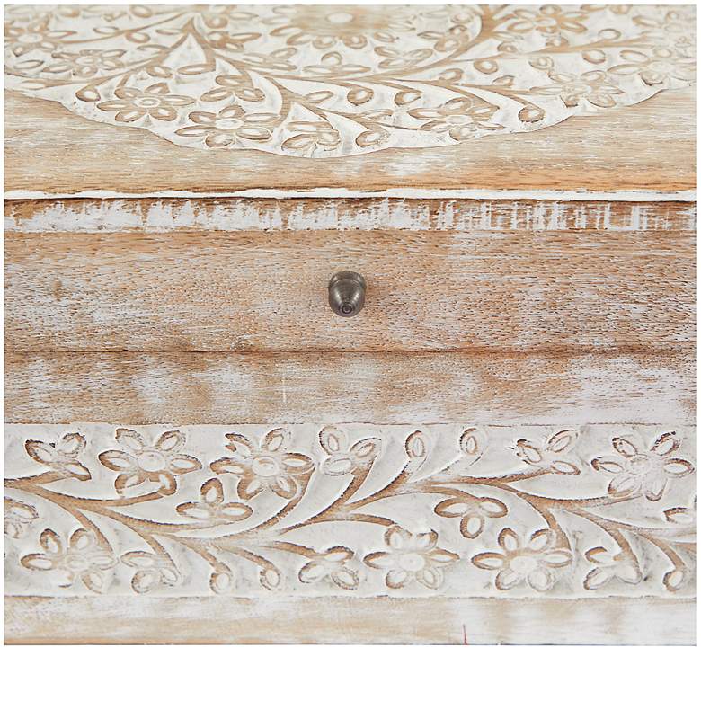 Image 3 Neera Distressed Brown Wood Decorative Boxes Set of 3 more views
