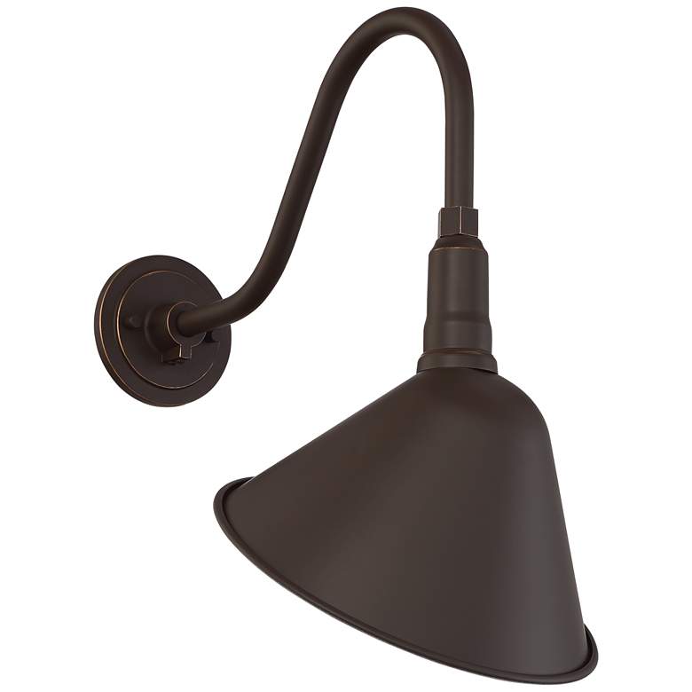 Image 2 Neihart 18 1/4" High Rustic Bronze RLM Wall Sconce