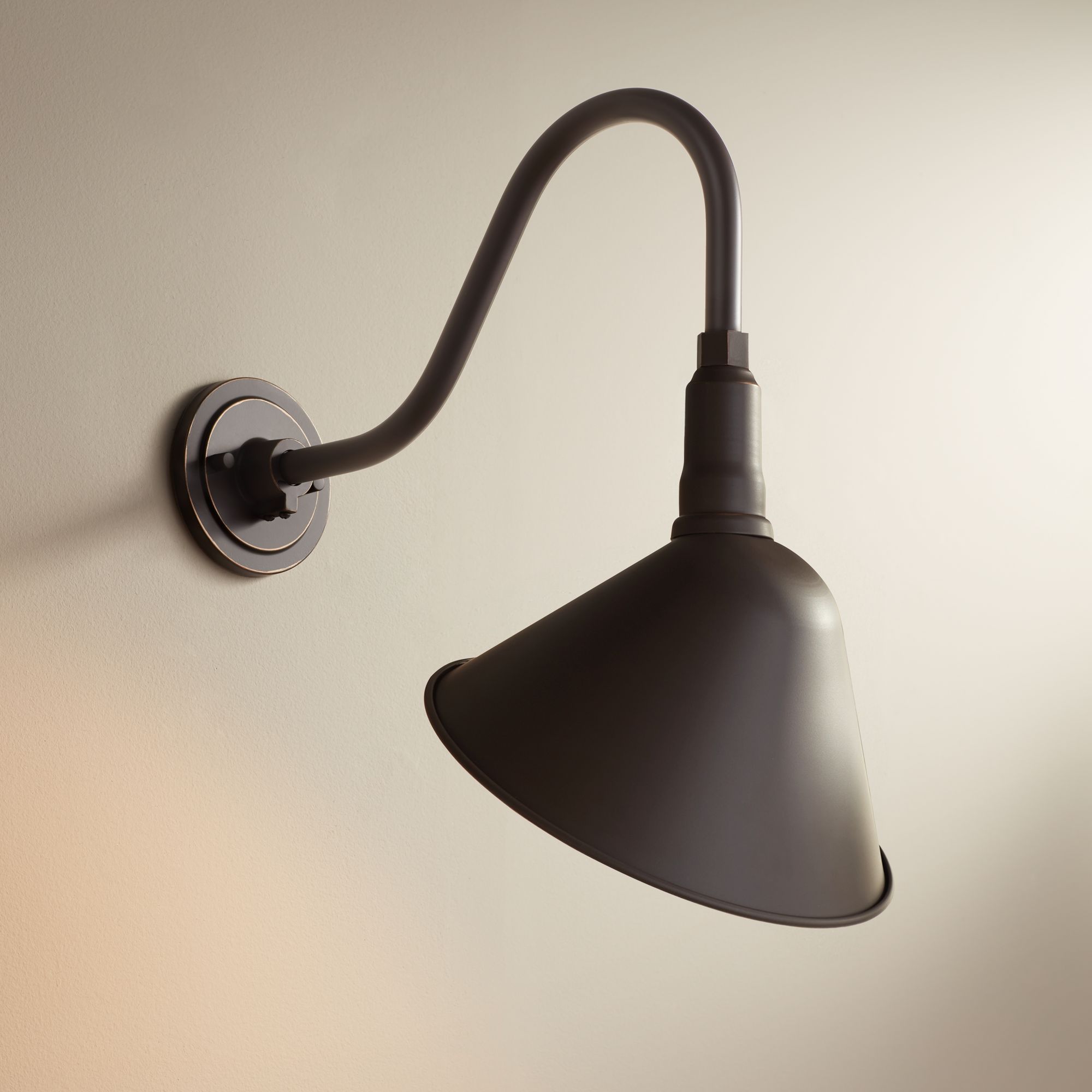 Neihart 18 1 4 High Rustic Bronze RLM Wall Sconce