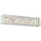 Neive 24" Wide Chrome and Crystal LED Bath Light