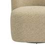 2_Neko Milano 28" Wide Modern Buff Fabric Swivel Accent Chair more views