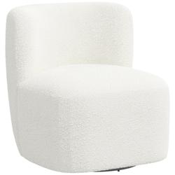 Neko Milano Snow Fabric Swivel Accent Chair