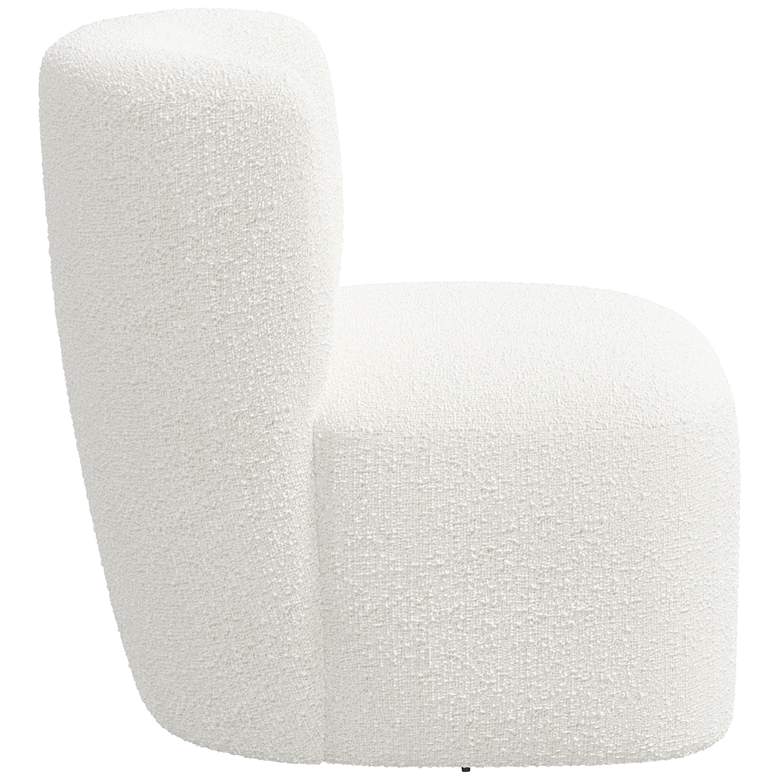 Image 4 Neko Milano Snow Fabric Swivel Accent Chair more views