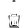 2_Nellita 16" Wide 4-Light Pendant in Matte Black more views