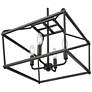 3_Nellita 16" Wide 4-Light Pendant in Matte Black more views