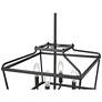4_Nellita 16" Wide 4-Light Pendant in Matte Black more views