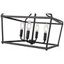 5_Nellita 16" Wide 4-Light Pendant in Matte Black more views