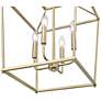 3_Nellita 16" Wide 4-Light Pendant in Vintage Brass more views
