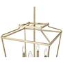 4_Nellita 16" Wide 4-Light Pendant in Vintage Brass more views