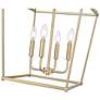 5_Nellita 16" Wide 4-Light Pendant in Vintage Brass more views