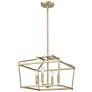 1_Nellita 16" Wide 4-Light Pendant in Vintage Brass