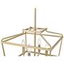 4_Nellita 16" Wide 4-Light Pendant in Vintage Brass more views