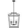 2_Nellita 18" Wide 5-Light Pendant in Matte Black more views