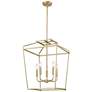 1_Nellita 18" Wide 5-Light Pendant in Vintage Brass