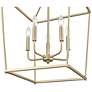 3_Nellita 18" Wide 5-Light Pendant in Vintage Brass more views
