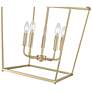 5_Nellita 18" Wide 5-Light Pendant in Vintage Brass more views
