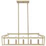 2_Nellita 34" Wide 5-Light Island in Vintage Brass more views