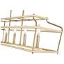 4_Nellita 34" Wide 5-Light Island in Vintage Brass more views