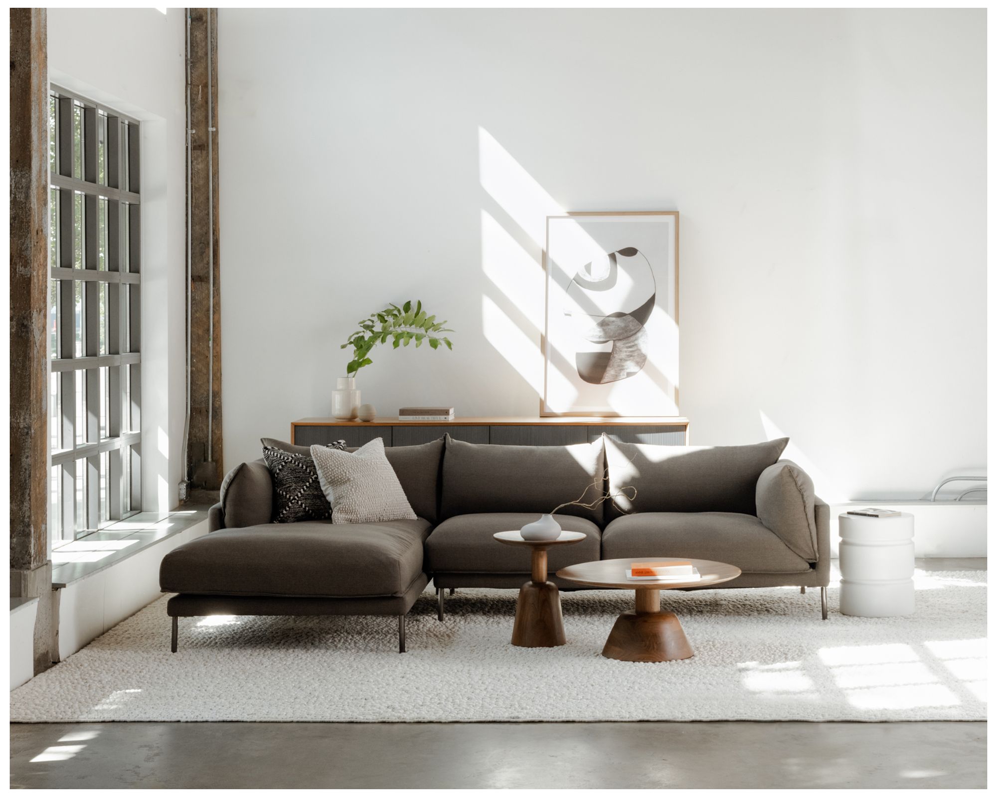 Image 5 Nels End Table Dark Brown more views