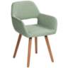 Nelson Sea Foam Green Fabric Dining Chair