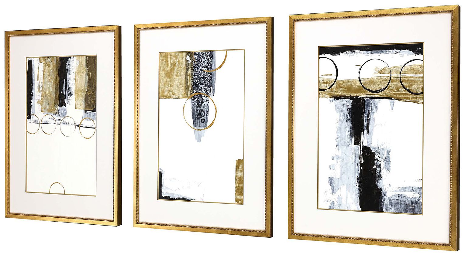 Image 2 Neo Moderne I 19"W x 25"H Framed Art Set of 3 more views