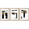 Neo Moderne II 19"W x 25"H Framed Art Set of 3