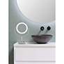 5_Neo Polished Nickel LED Lighted Makeup Freestanding Mirror more views