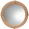 Neo Rattan 31" Round Wall Mirror