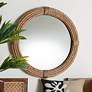 3_Neo Rattan 31" Round Wall Mirror more views