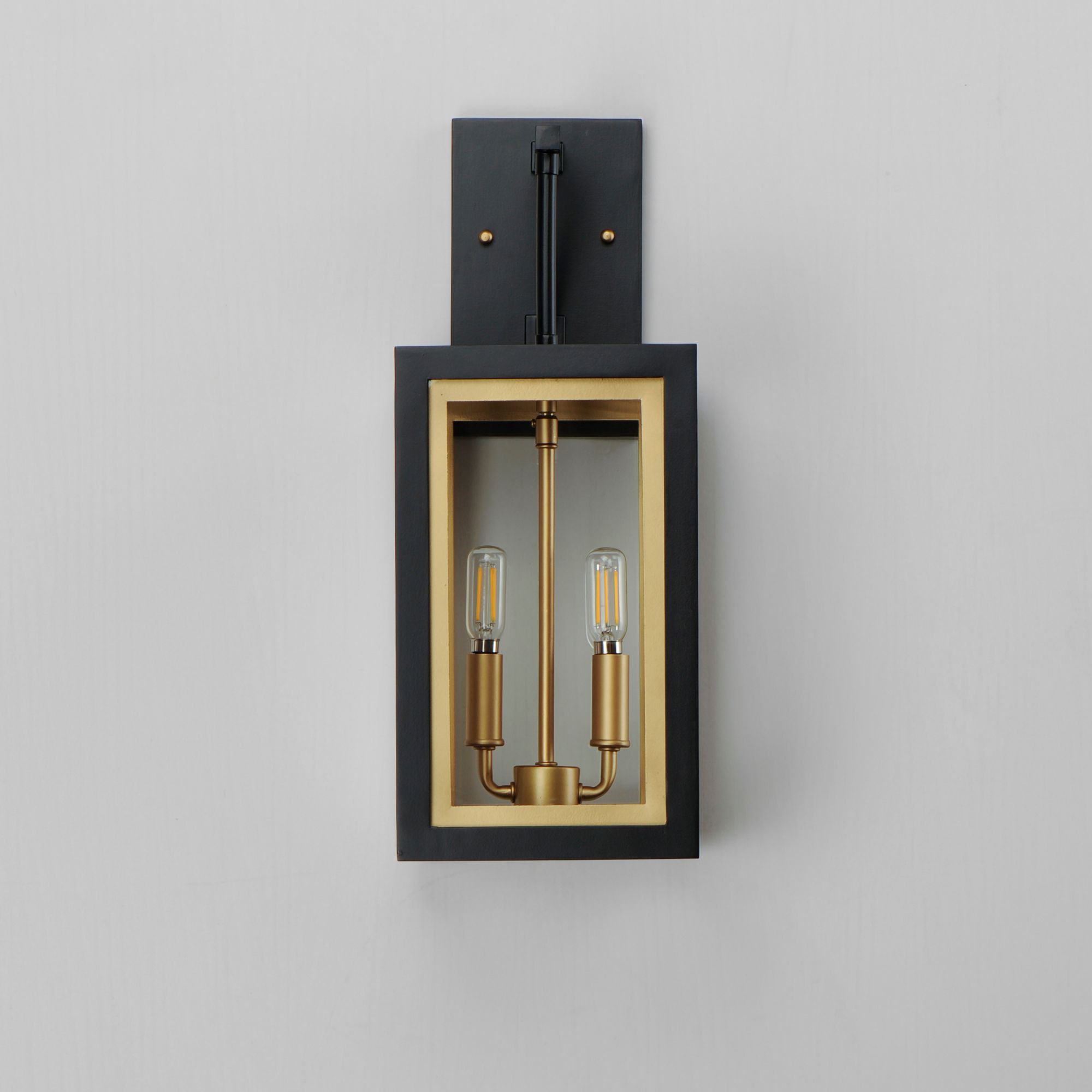 Image 5 Neoclass 2-Light Outdoor Sconce Black/Gold more views