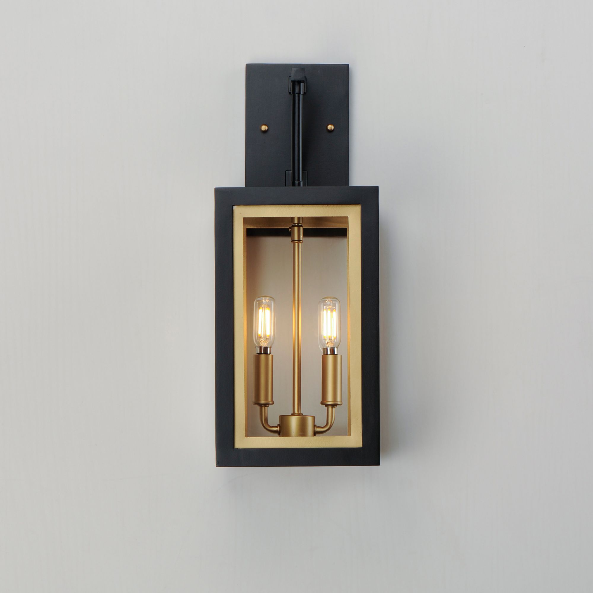 Image 6 Neoclass 2-Light Outdoor Sconce Black/Gold more views