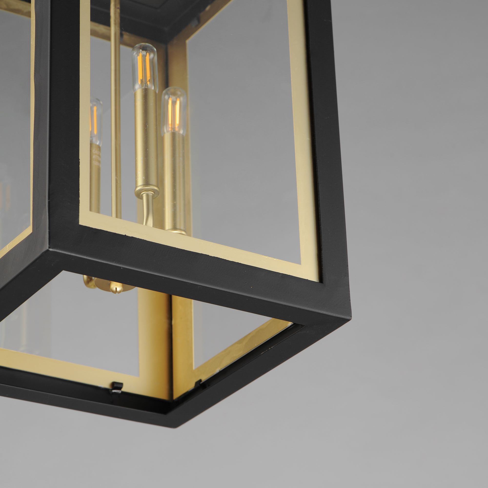 Image 7 Neoclass 20"H Black And Gold 4-Light Outdoor Hanging Light more views