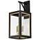 Neoclass 29 3/4"H Black and Gold 4-Light Outdoor Wall Light