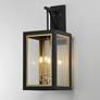 5_Neoclass 29 3/4"H Black and Gold 4-Light Outdoor Wall Light more views