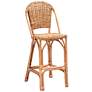 2_Neola 28" Natural Brown Rattan Bar Stool