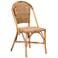 Neola Natural Brown Rattan Stackable Dining Chair