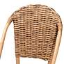 3_Neola Natural Brown Rattan Stackable Dining Chair more views